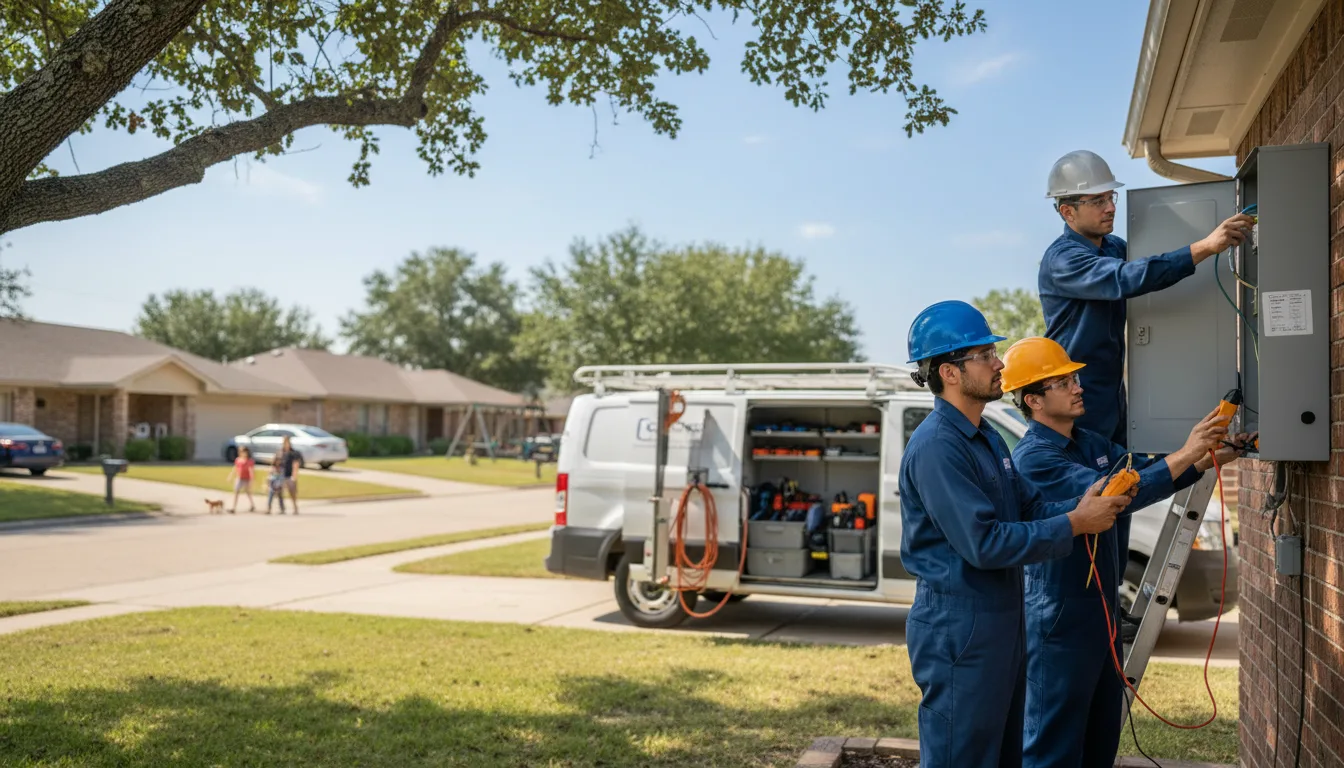 Certified electrician providing emergency electrical services in Thor, IA